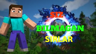 SIZ BILMAGAN SIRLAR/MINECRAFT SIRLARI/HECH KIM BILMAYDIGAN SIZLAR