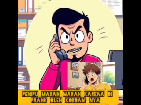 Phone scam!!! The scammer is furious because his victim pranked him.
