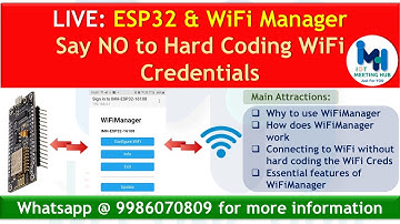 ESP32 & WiFi Manager - Say NO to Hard Coding WiFi Credentials #ElecrowMaker