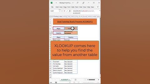 New Excel Secret [Xlookup] #shorts #exceltutorial #exceltips