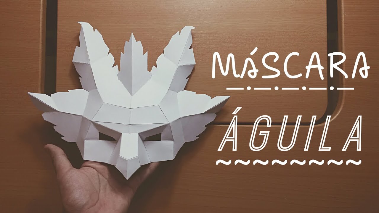 Cómo hacer una Máscara de Águila con Papel - How to make an Eagle Mask? -  Momuscraft - YouTube