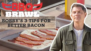 Bobby Flays 3 Tips For Better Bacon  Bbq Brawl  Food Network