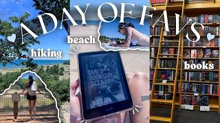 I spent the day doing my favorite things (hiking, the beach, and books)