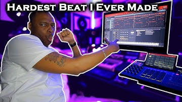 Da Drank Kang - Making the Hardest Trap beat (on the spot) MPC X beat making