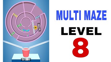 MULTI MAZE 3D - ALL LEVELS (LEVEL 8) ANDROID IOS GAMEPLAY ft. Mobile Gaming Junction