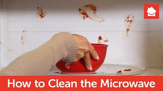 How to clean a microwave l homeserve lifehacks