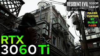 RTX 3060 Ti + 9800X3D - Resident Evil Requiem (1080p/1440p)
Resident Evil Requiem was tested on an NVIDIA GeForce RTX 3060 Ti paired with an AMD Ryzen 7 9800X3D at 1080p and 1440p, using various graphics settings, including DLSS 4 Upscaling and Ray Tracing.
►BUY CHEAP GAMES - https://www.instant-gaming.com/?igr=AMGameGoesOn
⏱Timestamps⏱
0:00 - 1080p Max (Shadows High) / TAA
1:33 - 1080p Max (Shadows High) / DLAA
3:00 - 1080p Custom / RT Normal / TAA
4:29 - 1080p Custom / RT Normal / DLSS Qlty
6:04 - 1080p Custom / RT Normal / DLSS Qlty / FG
7:41 - 1080p Custom / RT High / TAA
9:12 - 1080p Custom / RT High / DLSS Qlty
10:48 - 1440p Custom / TAA
12:12 - 1440p Custom / DLSS Qlty
📝Notes📝
●Recorded using Nvidia App, there is a loss of 2-3 FPS.
💬Join my Discord server - https://discord.gg/AB7NZjpbpX
●If you enjoyed the video, kindly support the channel by liking the video and subscribing to the channel. 😊
●Also, dont forget to turn on notifications by clicking the bell icon.
💸Want to Support the Channel by Donating?💸
●https://streamlabs.com/gamegoeson/tip
●https://paypal.me/amggon
●UPI ID (PayTM, PhonePe, GPay): amgamegoeson@axl
🖥️System Specifications🖥️
OS - Windows 11 Pro 25H2
PSU - Deepcool DQ850M 80+ GOLD Modular
RAM - G.Skill Trident Z5 RGB DDR5 (2*16) 32 GB 6000MHz CL36
MOBO - Gigabyte B650 AORUS Elite AX V2
CPU - AMD Ryzen 7 9800X3D
GPU - Nvidia GeForce RTX 3060 Ti FE
AIO - Deepcool Mystique 360 ARGB
SSD 1 - WD Blue SN5000 500GB (OS)
SSD 2 & 3 - Samsung 980 Gen 3 NVME *2 (Game Drive)
CASE - Thermaltake View 51
GPU Driver Version - 595.71
🌎Socials🌎
►Facebook: https://www.facebook.com/AM.GameGoesOn
►Instagram: https://www.instagram.com/plasticwarbeast
►Twitter: https://twitter.com/amgamegoeson
►Twitch: https://www.twitch.tv/gamegoeson
#residentevilrequiem
#nvidia
#rtx3060ti
Video owned by AM Game Goes On. RTX 3060 Ti + 9800X3D - Resident Evil Requiem (1080p/1440p)