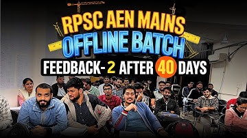 Feedback-2 | RPSC AEn Mains Offline Batch | SaSuTi | Dushyant Sir #rpscaen #sasuti #dushyantsir