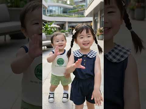给姨姨们来一段#潮流舞蹈 #大家一起来 #萌娃跳舞 #姐弟日常 #晚晚小北鼻 #一起跳舞 #萌娃搞笑日常 thumbnail