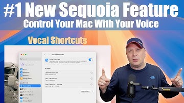 Best New macOS Sequoia Feature - Vocal Shortcuts - Control Mac With Your Voice