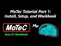 Motec tutorial part 1 installation configuration and area 51 workbook