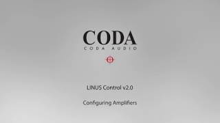 CODA LINUS Control v2.0 - Configuring Amplifiers screenshot 4