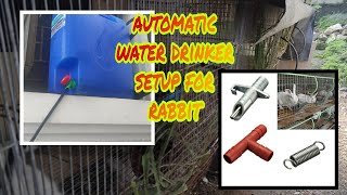 Rabbit water system tutorial | How to install nipple drinker for Rabbit | Backyard Rabbitry