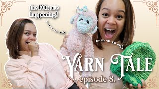 WIP Wednesday Check-in – Episode 8, Yarn Vlog, progress report –stitch and chat