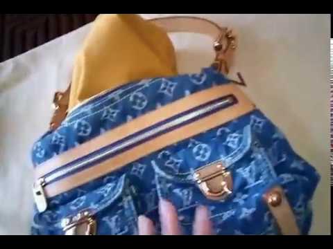 Louis Vuitton, Bags, Vintage Louis Vuitton Denim Baggy Pm Shoulder Bag