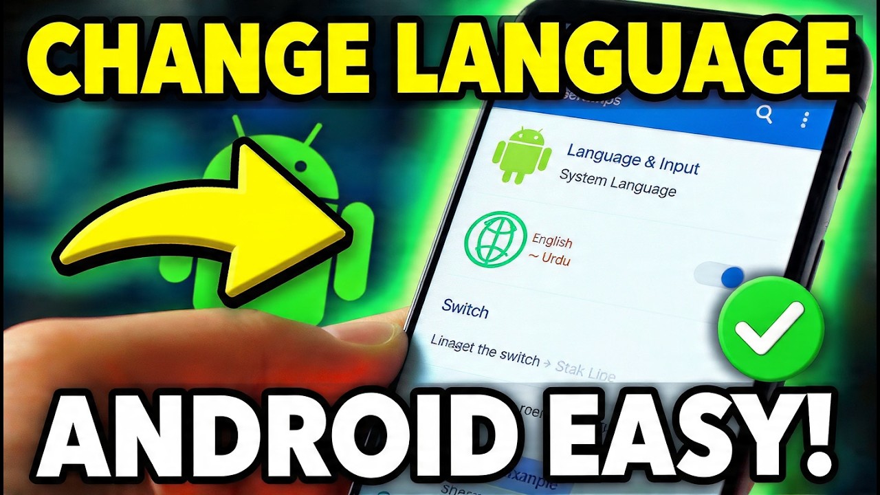 How to Change the Language on Your Android Device - YouTube