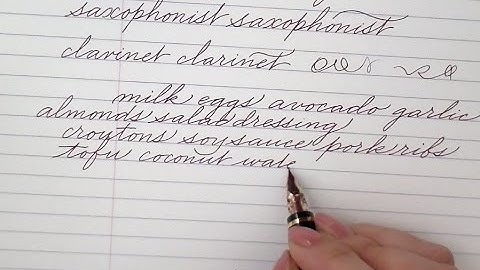 Write cursive with Schin: u, v, w, x, y, z