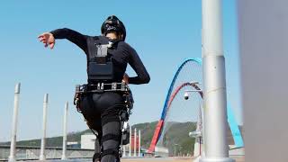 Exo-booster | A powered exoskeleton for extreme human mobility | KAIST