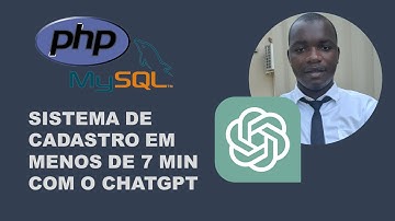 Pedi ao ChatGPT para criar um sistema em PHP e MYQL e o resultado foi Incrível