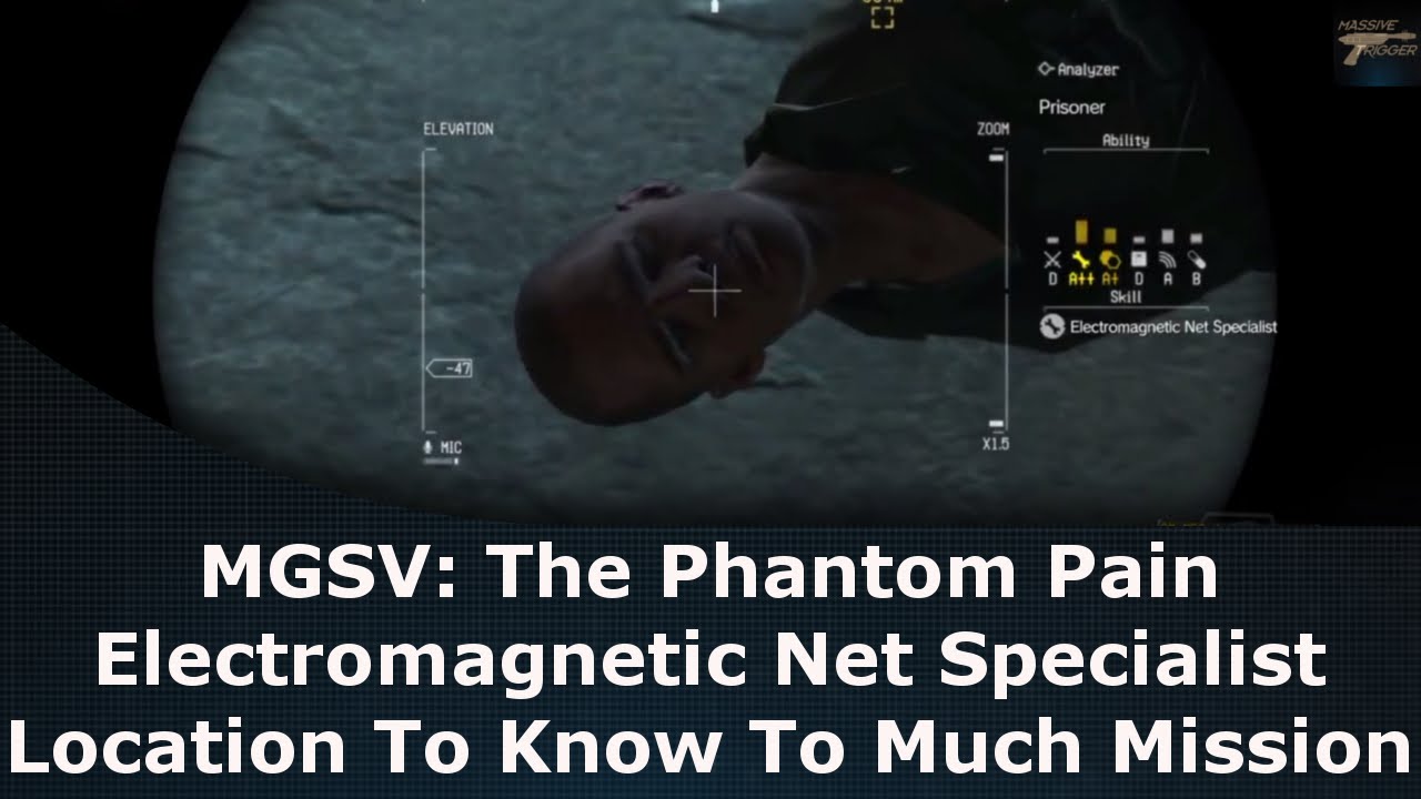 MGSV The Phantom Pain Net Specialist Location To Know
