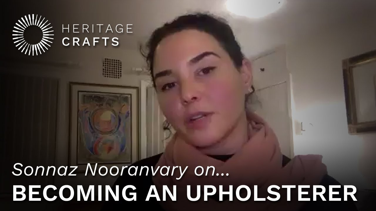 Sonnaz Nooranvary on an upholsterer YouTube