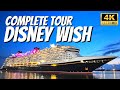 Disney wish full ship tour  walkthrough in 4k