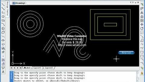 Creating offsets of objects in ZWCAD