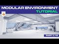 Blender TUTORIAL - Modular Environment (elevated floor)