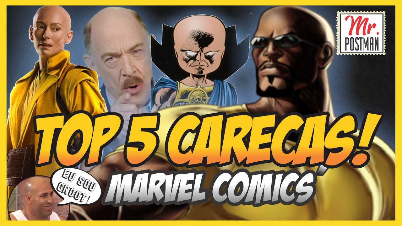 OS 5 CARECAS MAIS IMPONENTES DA MARVEL! 