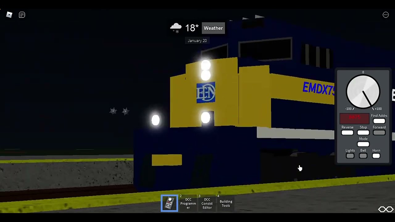 EMDX 75 Solo Train! Leads Mix Freight