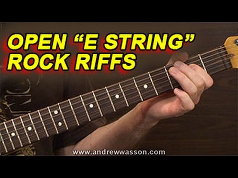 open-"e-string"-rock-riffs