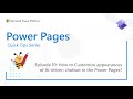 Power Pages Quick Tips Series: How to Customize appearances of AI-driven chatbot in the Power Pages?