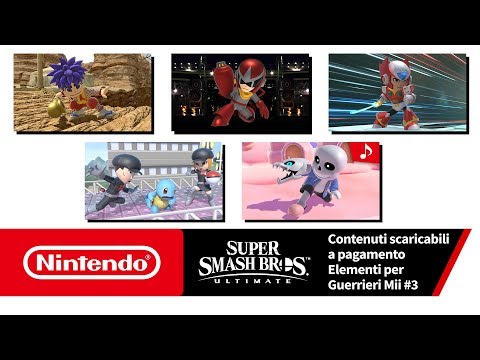 Super Smash Bros. Ultimate – Elementi per Guerrieri Mii #3  (Nintendo Switch)