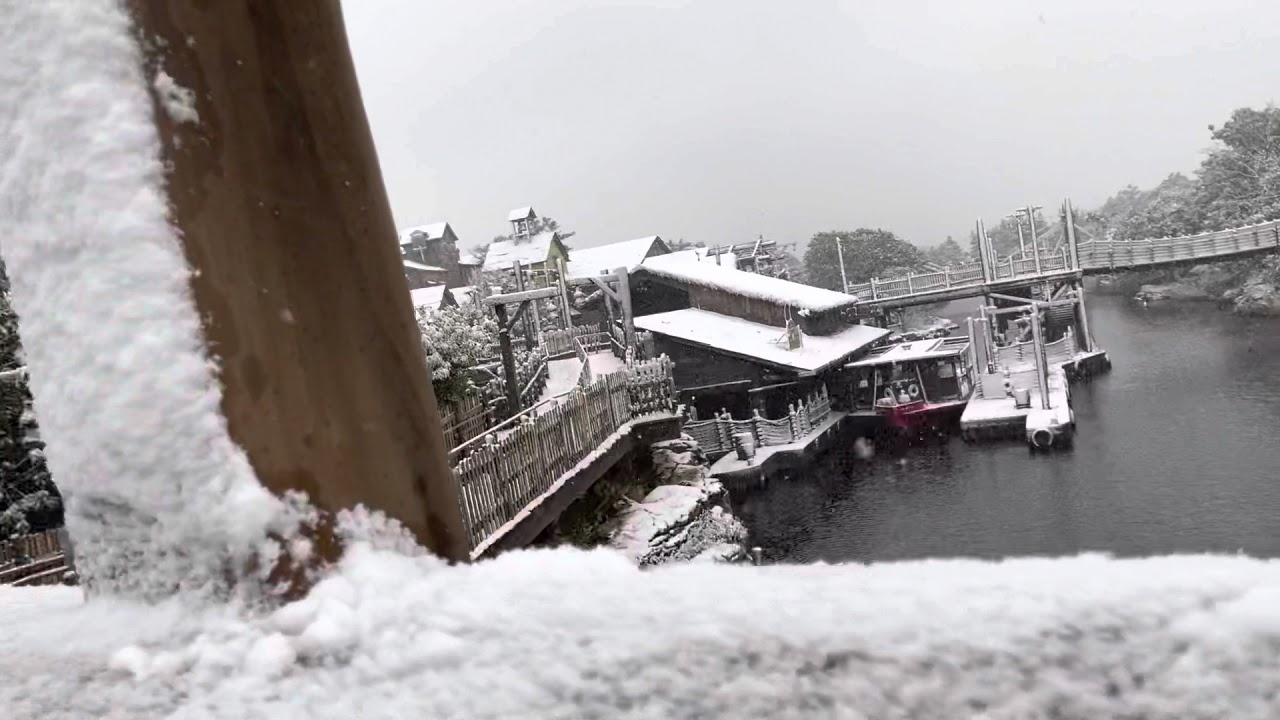 1月6日大雪の東京ディズニーシー Youtube