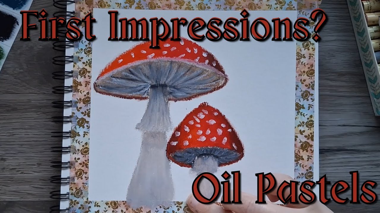 Trying Oil Pastels For the First Time - YouTube