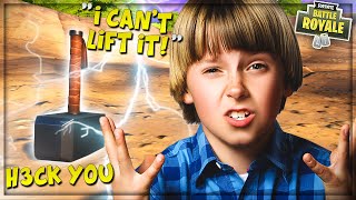 Trolling Angry Noob With Thors Hammer In Fortnite Propepper Fortnite Trolling