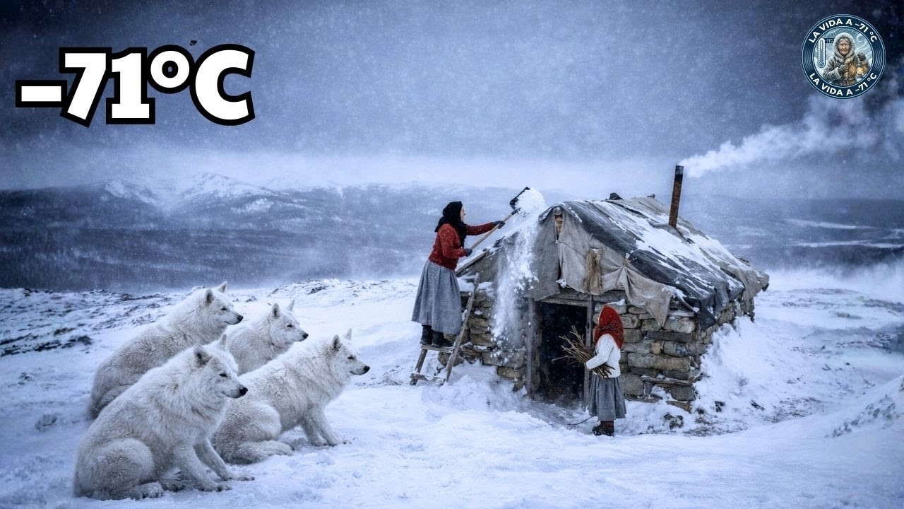 Una viuda y su hija sobreviviendo en las montañas heladas de Yakutia |supervivencia nómada
