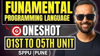 FUNDAMENTAL PROGRAMMING LANGUAGE |ONESHOT|SPPU|PRADEEP GIRI SIR