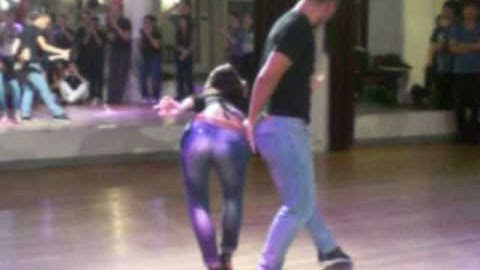 Noche Sensual-Bachata Meets Zouk 2-Leo Bilia & Catherine Pereira-Zouk Demo-Oct 22, 2016