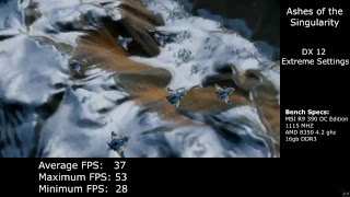 Ashes of the Singularity: R9 390 DX12 Benchmark