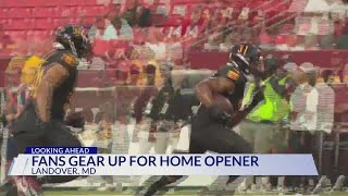 Commanders fans gear up for first home game of the season