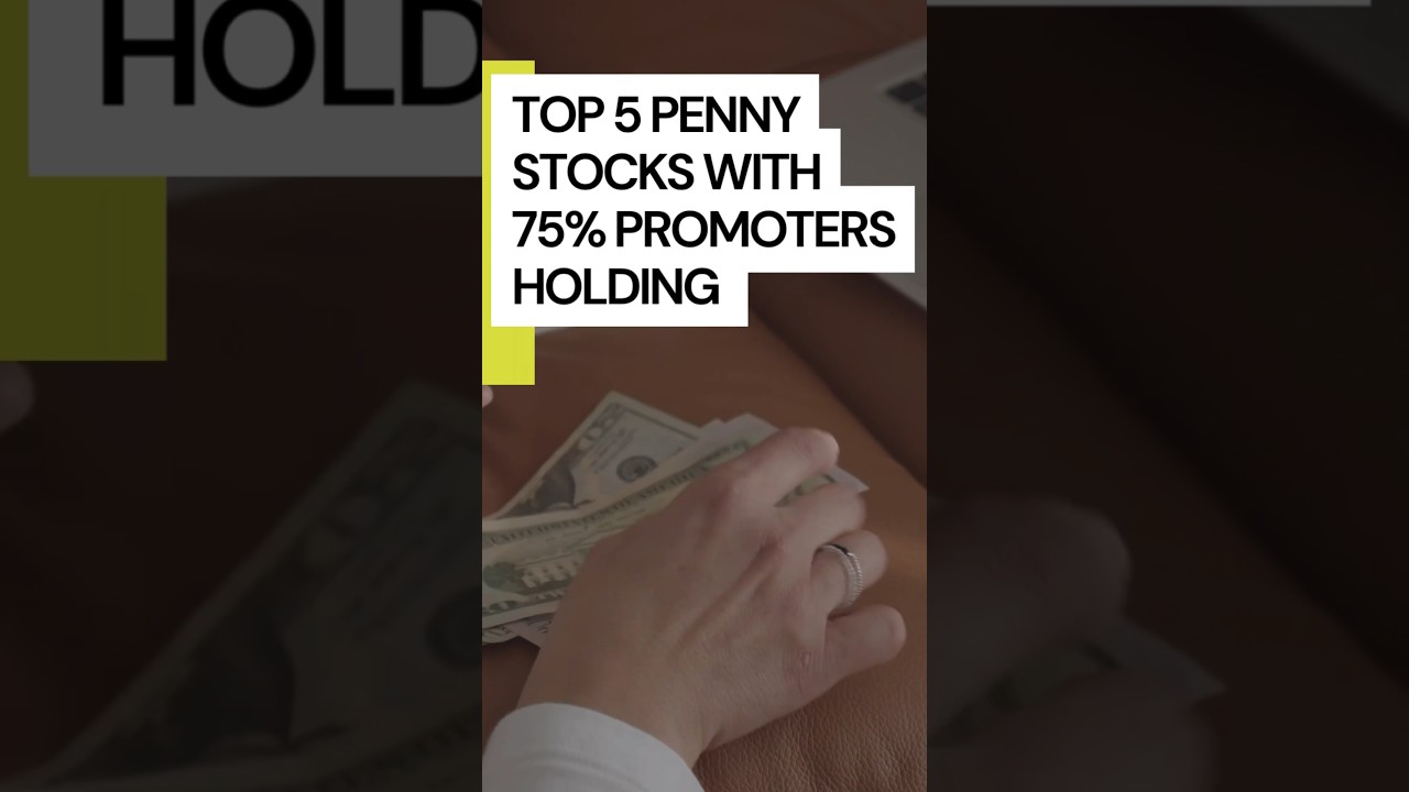 TOP 5 Penny stocks with 75% Promoters Holding🔥🔥|| 