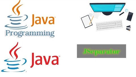 JSeparator in Java | JSeparator in Java Using Swing