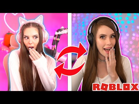 SWITCHING GAMING ROOMS WITH MY OPPOSITE TWIN... Roblox