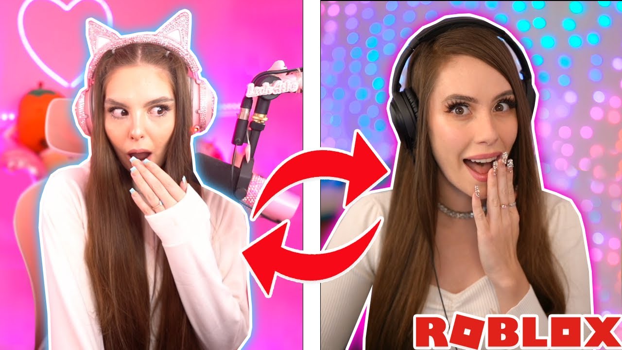 SWITCHING GAMING ROOMS WITH MY OPPOSITE TWIN... Roblox