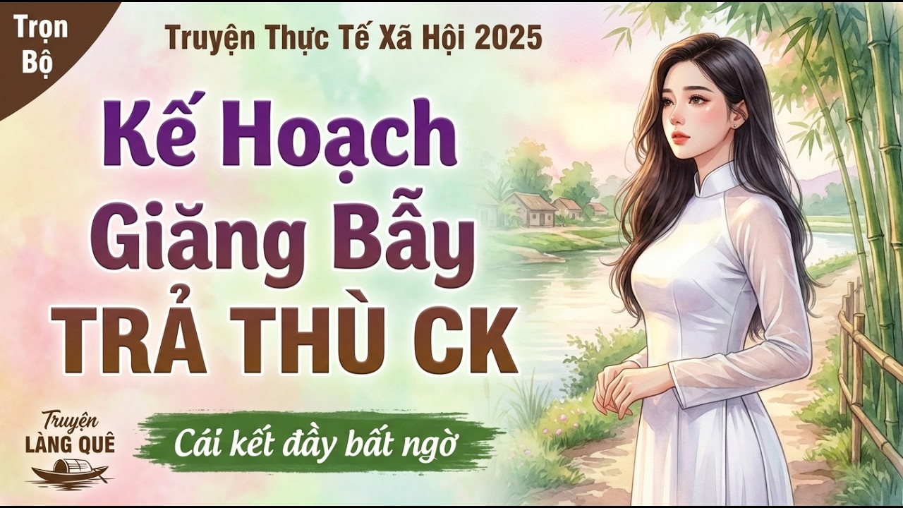 Tiểu thuyết hay nhất định phải nghe： KẾ HOẠCH BỎ CHỒNG - Vợ Cao Tay Giăng Bẫy Chồng Phản Bội