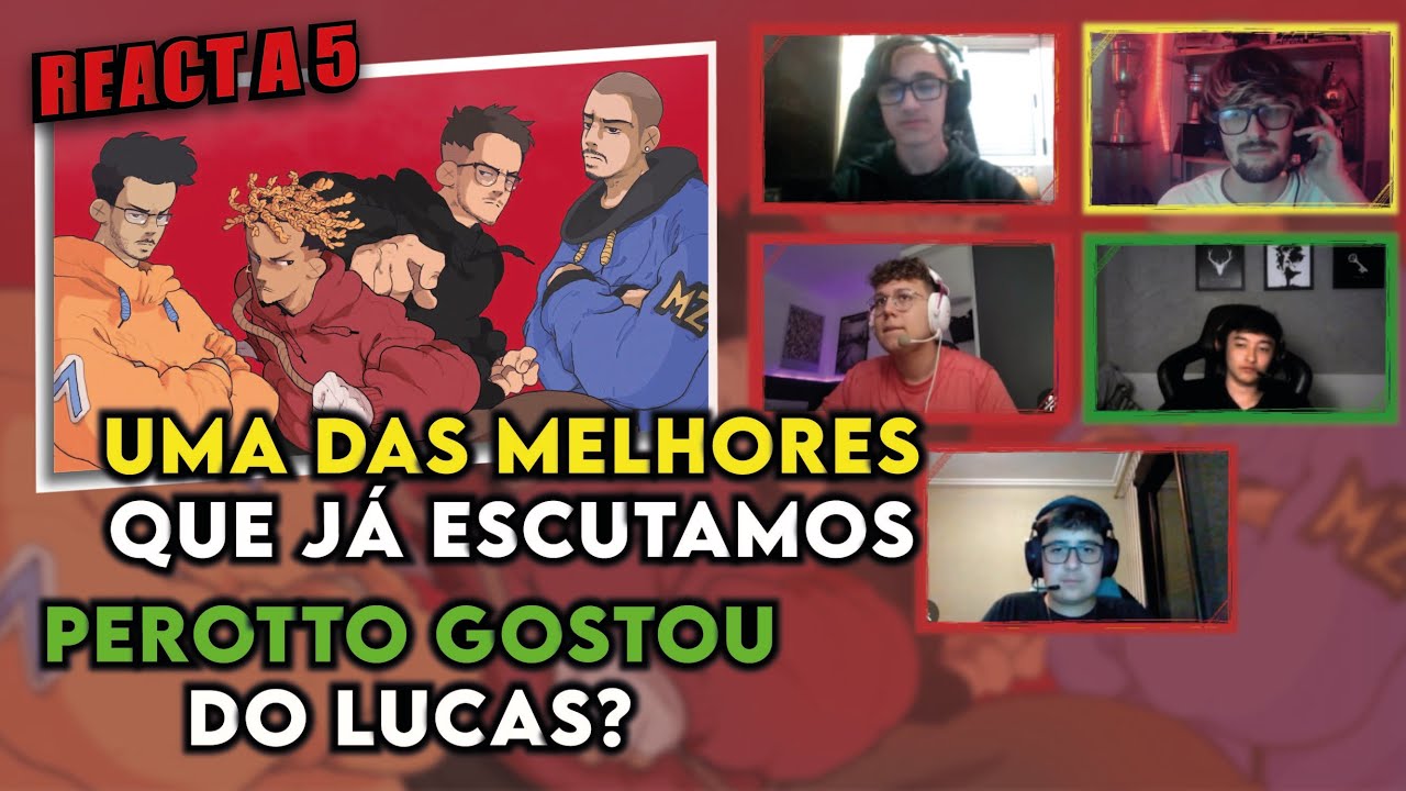 REACT A 5 - Rodrigo Zin - Reconhecimento (Part. 7 Minutoz & Henrique Mendonça) [Prod. adieu]