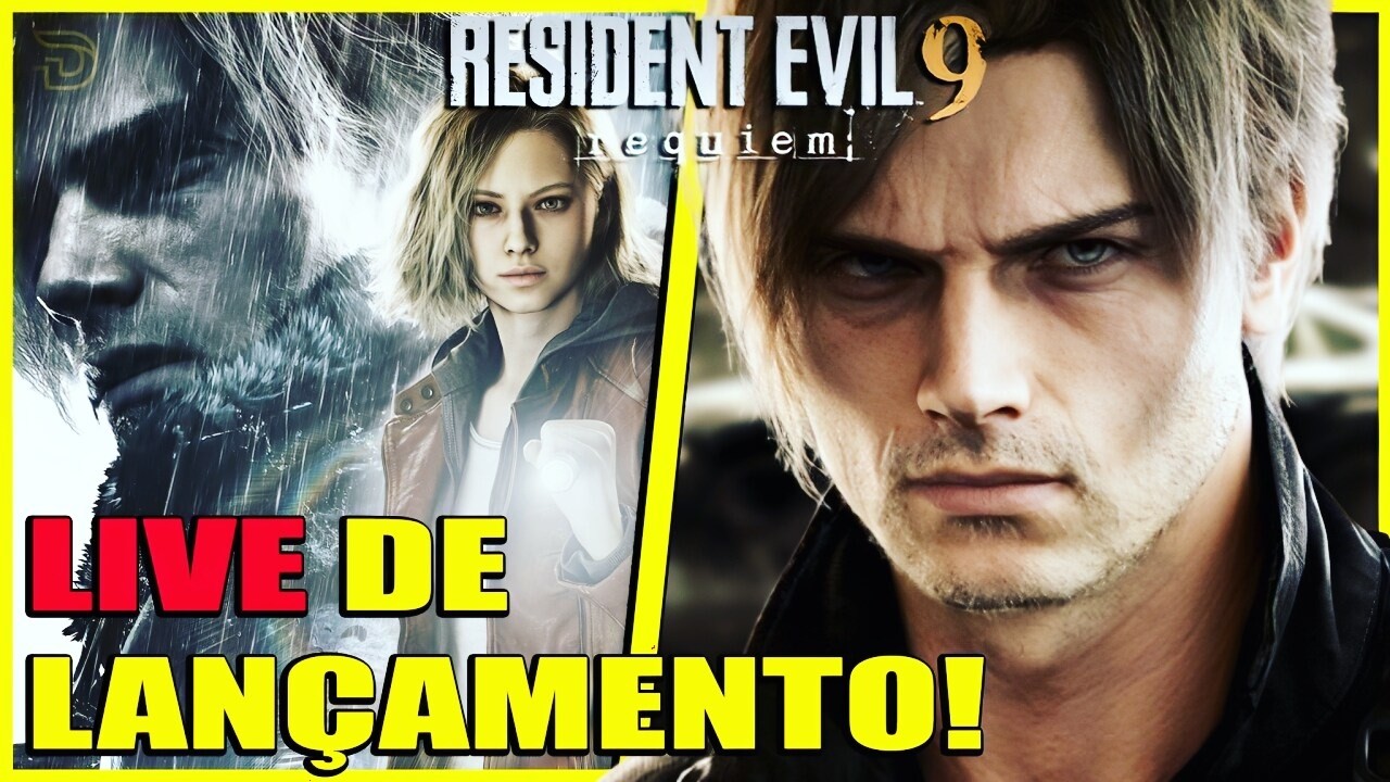 RESIDENT EVIL 9 REQUIEM: LIVE DE LANÇAMENTO!