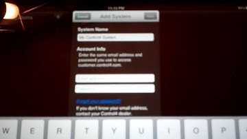 Adding your Control4 System to your iOS device