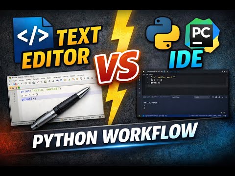 My Python Toolkit | 3.  Editor vs IDE